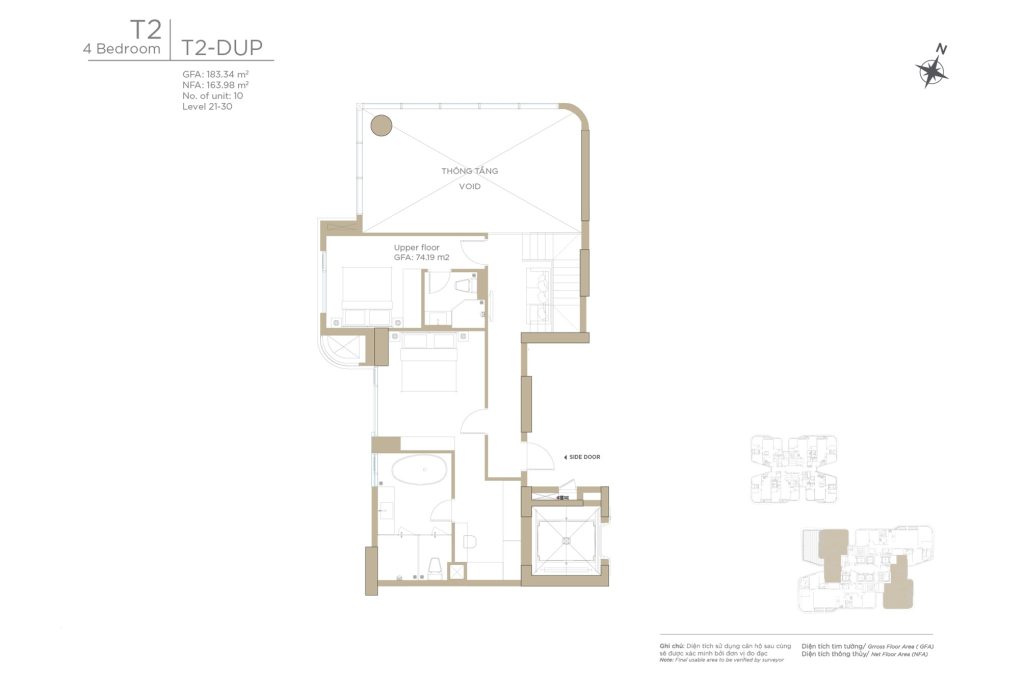 Căn hộ Duplex 04 phòng ngủ Zeit River Thủ Thiêm