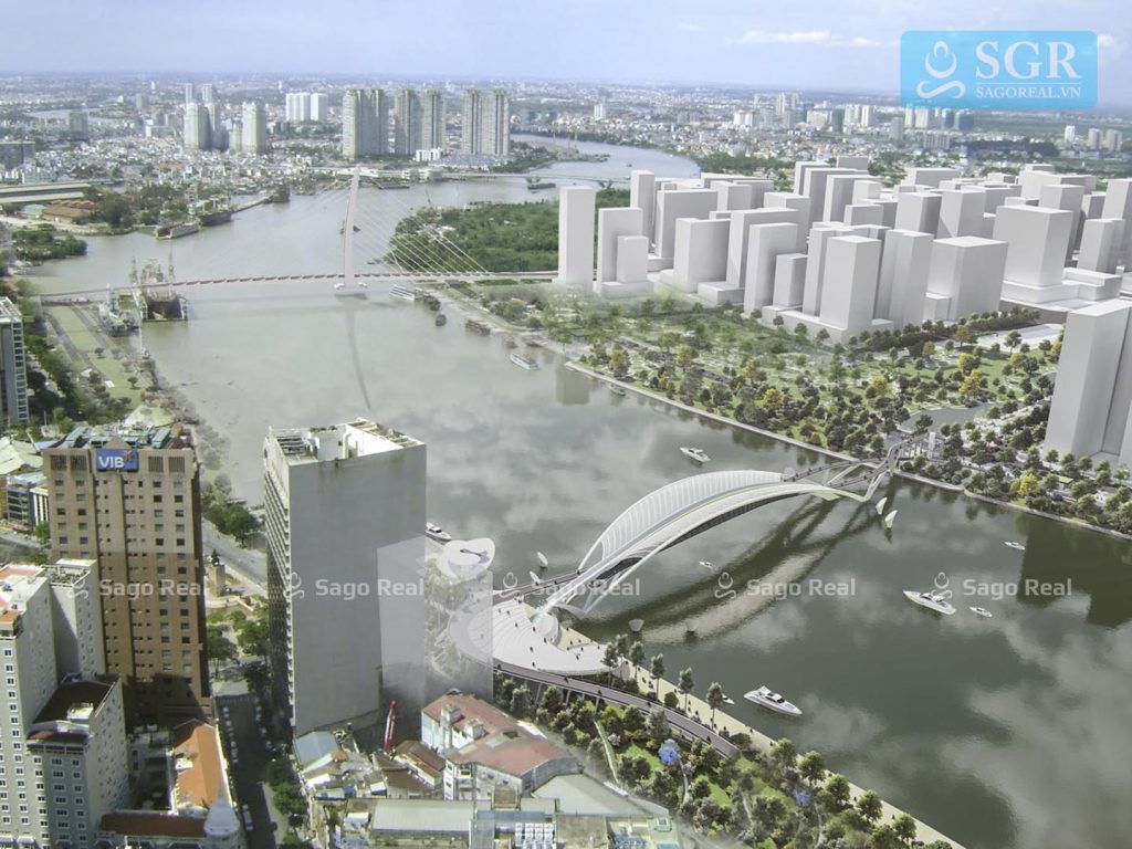 Cầu đi bộ Thủ Thiêm